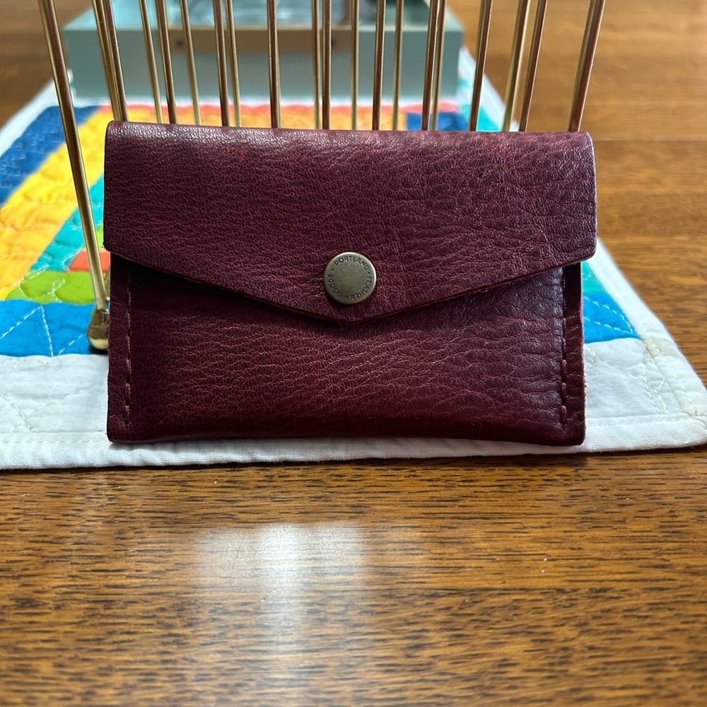 Portland leather envelope wallet